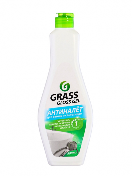 Чистящее средство Grass Gloss Gel, гель, для ванной комнаты, 500 мл 1057027  300427