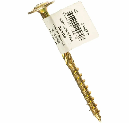 Шуруп конструкционный, для дерева, прессшайба TORX 40, ж/п 8x100 (1шт.)