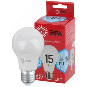 Лампа светодиодная LED 15 Вт 1200Лм 4000К груша нейтральный E27 220-240В LED A60-15W-840-E27 Red Lin
