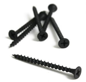 Саморез для ГКЛ крупная резьба, оксид 4,8*115 кор. - 1 кг SteelRex
