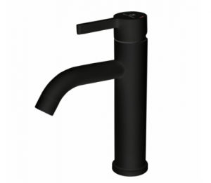 Смеситель д/умывальника шар. G016084 Black&White черный, нержав.сталь GOTA ROCIO® (DW11