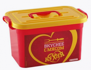 Контейнер д/шашлыка пластм.6,5л "Кухня" все на пикник С-80933