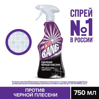 Средство для удаление черной плесени, Cillit Bang, распылителем, 750 мл 2933209 150327