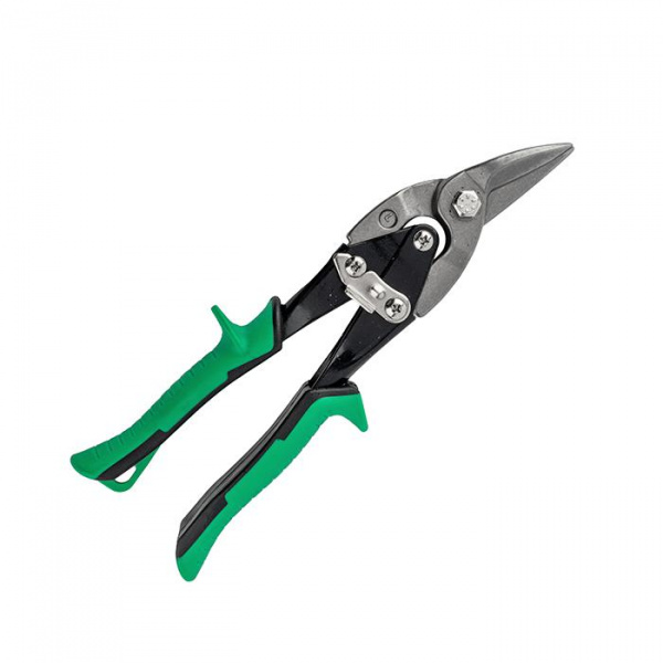 Ножницы по металлу PRAKTISCHE TOOLS, кованая сталь, 250 мм, 2К рукоятки, левый рез Ц2479