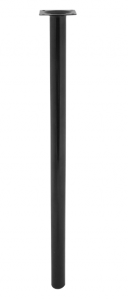 НОЖКА КРУГЛАЯ ЧЁРНАЯ 800Х30 NK-80030B №25