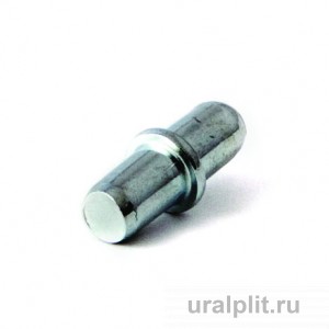 Полкодержатель пластмассовый с заглушкой (белый) (уголок 24х24х44) (К) [комплект 4шт] М2786 