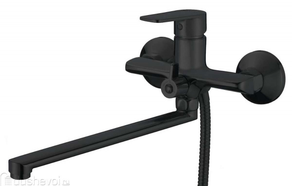 Смеситель для ванны 87223 (Черный матовый) PLATT BLACK OSGARD