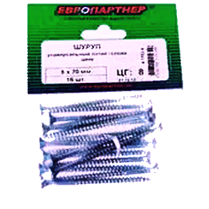 Шуруп универс. с пот. гол. Zn 5 х 70 (16 шт.)