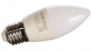 Лампа светодиодная LED  SBL-С37-07-30К - Е27 Smartbuy