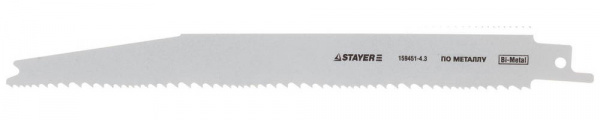 Полотно для сабельной пилы (159451-4.3)STAYER S345XF, L-180/200, Bi-Met, п