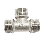 Тройник   1/2" НР ник.  STI