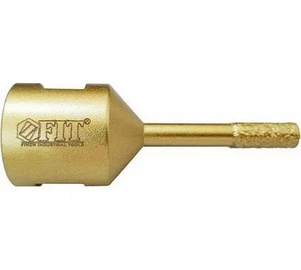Коронка кольцевая для УШМ, М14, по керамограниту, камню и кафелю алмазная, вакуумное спекание 16343