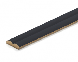Профиль Старт-Финиш МДФ Stella Wave De Luxe Black Lead 2700x55x16 (упак.4шт.) №2																			