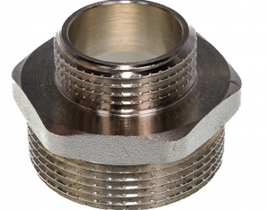 Ниппель-переходник 1 1/2"х1" Нр-Нр ник. V&G-203212***