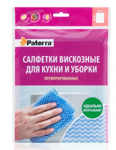 Салфетка вискоз. Перфорированные PATERRA 10шт 406-076