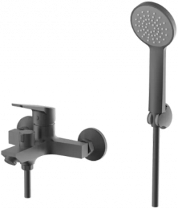 Смеситель для ванны POTATO P30187-19   ø35 шланг 150см PVC, кор-й изл., дивертор 90° в 