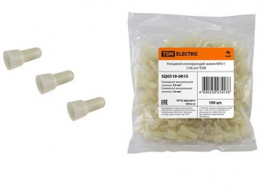 Концевой изолирующий зажим КИЗ-1 (100 шт) TDM  SQ0519-0015