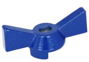 Ручка-бабочка усиленная, для крана СИНЯЯ, 1/2"-3/4", MP-У
