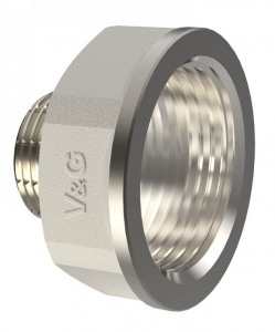Переходник   1/2"х3/8" Вн-Нр ник. V&G-208103***