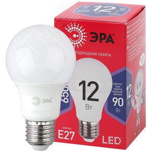 Лампа светодиодная LED 12 Вт 960Лм 6500К груша холодный E27 220-240В LED A60-12W-865-E27 Red Line Б0