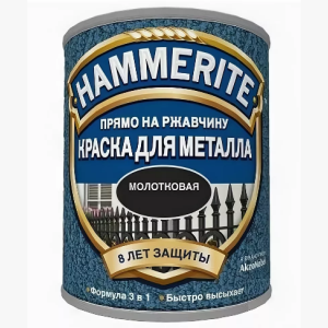 Краска Hammerite молотковая черная 0,75 л 23042028