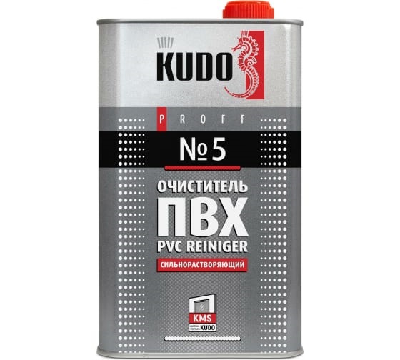 Очиститель для ПВХ №5 KUDO сильнорастворяющий 1000 мл  SMC-005 30092028