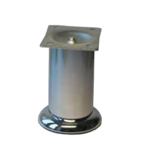 ОПОРА МЕБЕЛЬНАЯ D50/H100, нерегулируемая, хром М0096