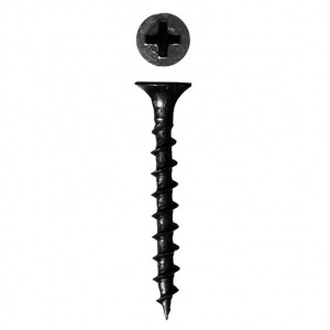 Саморез для ГКЛ крупная резьба, оксид 4,8х127 кор. - 1 кг SteelRex