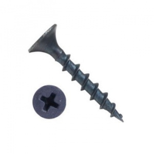 Саморез для ГКЛ крупная резьба, оксид 3,5*32 ведро - 1 кг SteelRex
