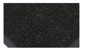 Коврик ВОРСОВЫЙ ребристый 50*80см КОМФОРТ черный