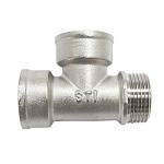 Тройник переход. 1/2" Вн-Вн-Нр ник.STI