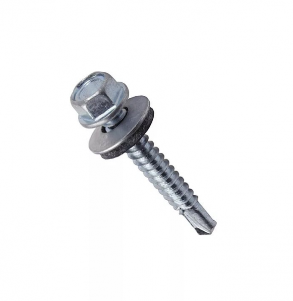 Саморез кровельный 5,5*25 цинк 60шт*SteelRex