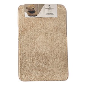 Коврик для ванной AQUADOMER Teddy 1пр 50*80 см Light beige , M10 