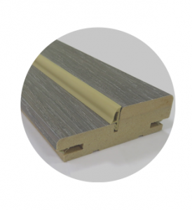 КД ПВХ телескопическая Дуб пломбир 3D 26*80*2050