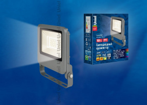 Прожектор св/д 70W(6300lm) ASD/InHomeСДО-7  6500K 6K 191x171x26 алюминий/белый IP65 4383 №21