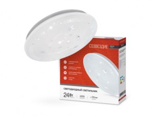 Св-к св/д декоративный 24W(1560lm) 4000К 4K 300x55 IP40 DECO СОЗВЕЗДИЕ 1843 ASD/InHome№204