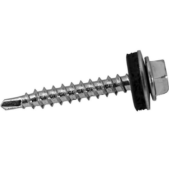 Саморез кровельный 4,8*51 цинк 100 шт *SteelRex