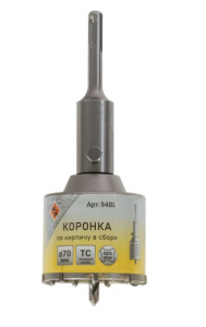 Коронка по кирпичу/бетону SDS+ 70х50 ЭНКОР ТС