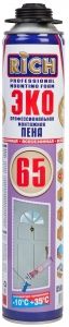 Пена монтажная (проф) РИЧ 65 ЭКО 900гр 05722      17112026