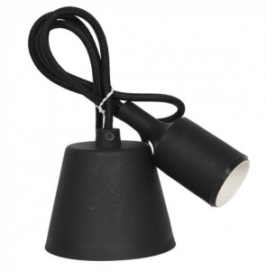 Патрон Е-27 со шнуром для LED-UFO силикон  черный 1 м SBE-CLHE27 s-b SmartBuy