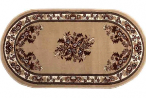 Коврик Кашемир 0,8*1,5 м овал 50127-55