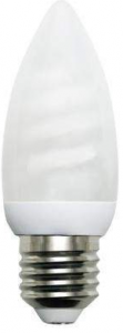 Лампа ЭСБ Sweko Свеча матовая E27 8W 3000 105x35 CFL-CS-08W-830-E27-10 пластик 38068/232304