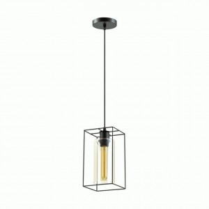 Подвес E27 60W ELLIOT 300x155 LUMION 3728/1 LN19 211 черн./коньячный