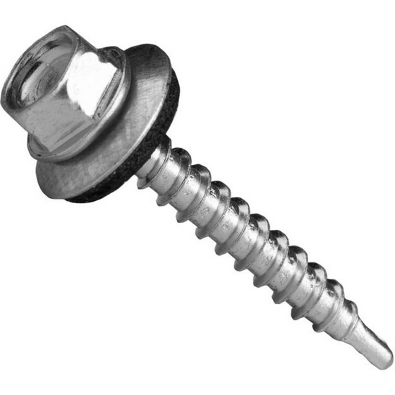 Саморез кровельный 4,8*29 цинк 150шт*SteelRex (ведро)