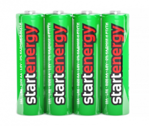 Батарейка алкалиновая START ENERGY, 1,5 В, LR6, ААА (пленка-4) Ц2980