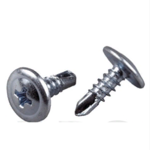 Саморез полусфера с прессшайбой, острый, цинк 4,2*16 ведро - 1400 шт. SteelRex