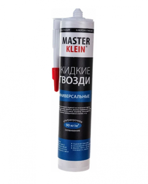 Жидкие гвозди Мaster Klein универсальные  (белые) картридж 310мл/440 гр 15092028