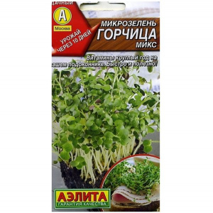 Микрозелень Горчица микс (цветная пачка) 2024