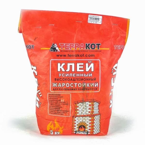 Клей усиленный жаростойкий Терракот 5кг.03032027