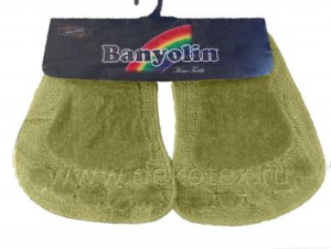 Коврик "Лапки" 45*65см зеленый на основе Banyolin 157